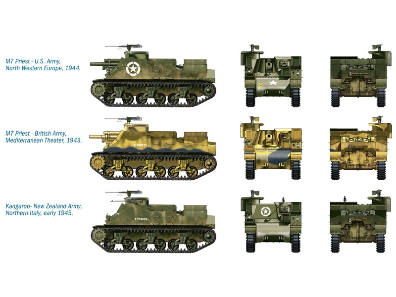 Italeri Easy Kit – M7 PRIEST/KANGAROO (1:72)