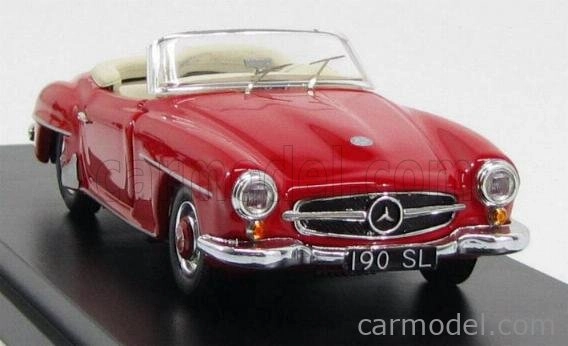 Rio-models Mercedes Benz Sl-class 190sl Spider 1955 1:43 Červená