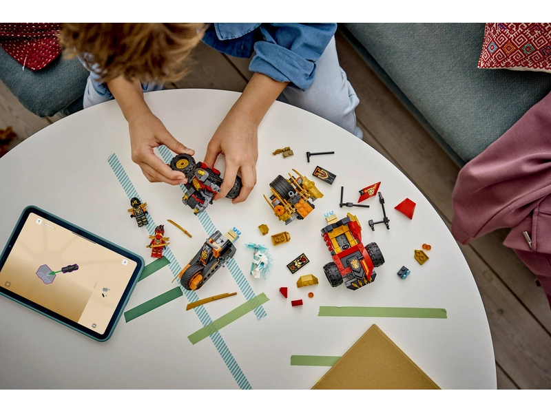 LEGO Ninjago - Kombinovatelná vozidla Kaie a Colea