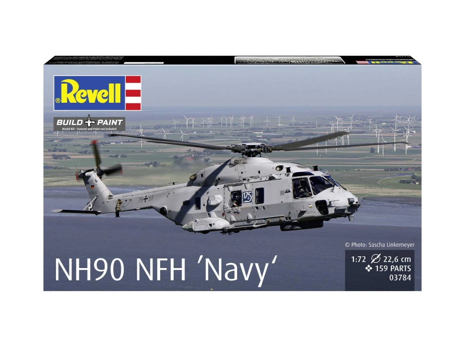 Plastic ModelKit vrtuľník 03784 – NH90 NFH "Navy" (1:72)