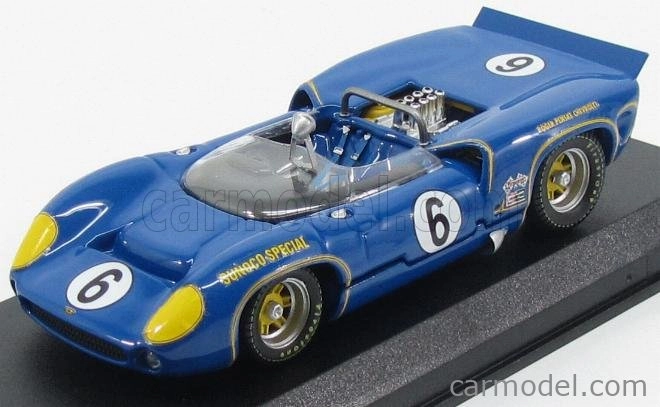 Najlepší model Lola T70 Mkii Spider N 6 Winner Mosport Can-am 1966 M.donohue 1:43 Blue