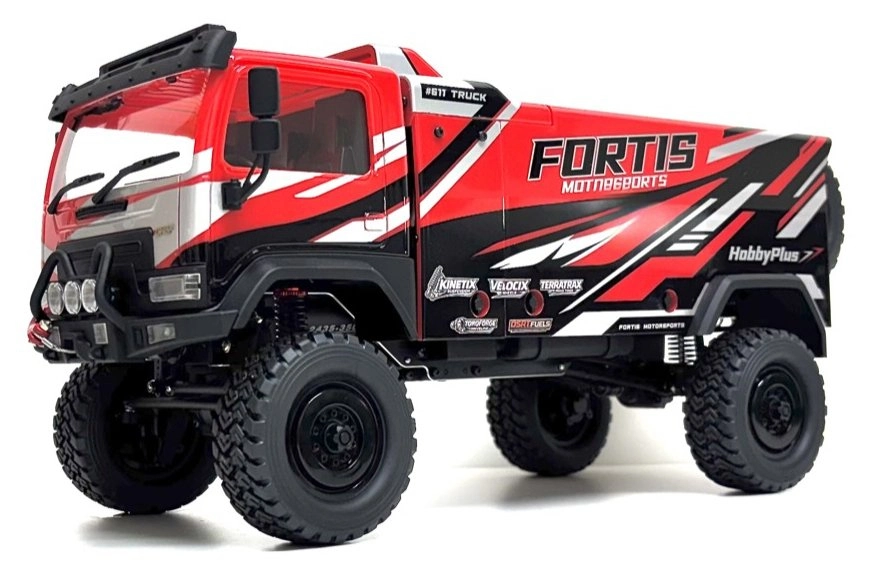 Hobby Plus / Absima DKR-4 Fortis Rally Truck Brushless RTR 1:18 4WD Red