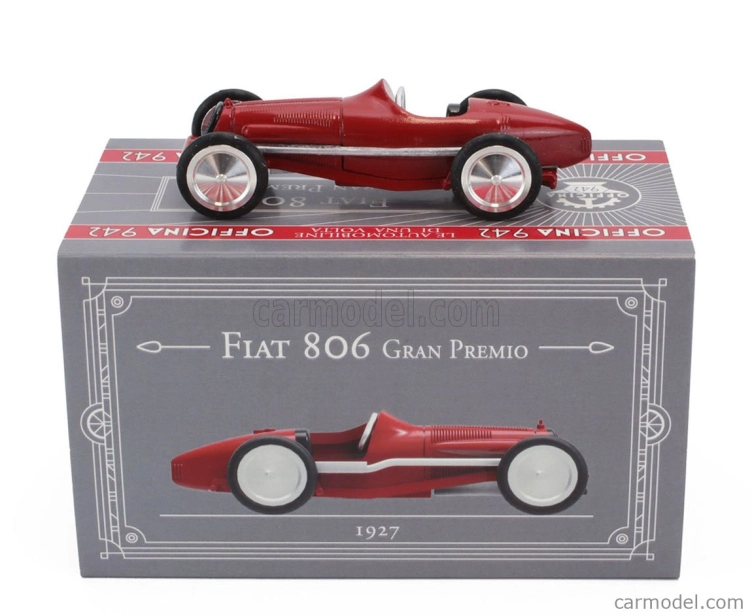 Officina-942 Fiat 806 Spider Gran Premio 1927 1:43 Červená