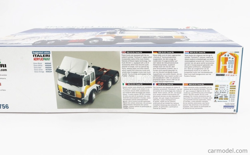 Italeri MAN 26.321 Tractor Truck 3-assi 1984 1:24 /