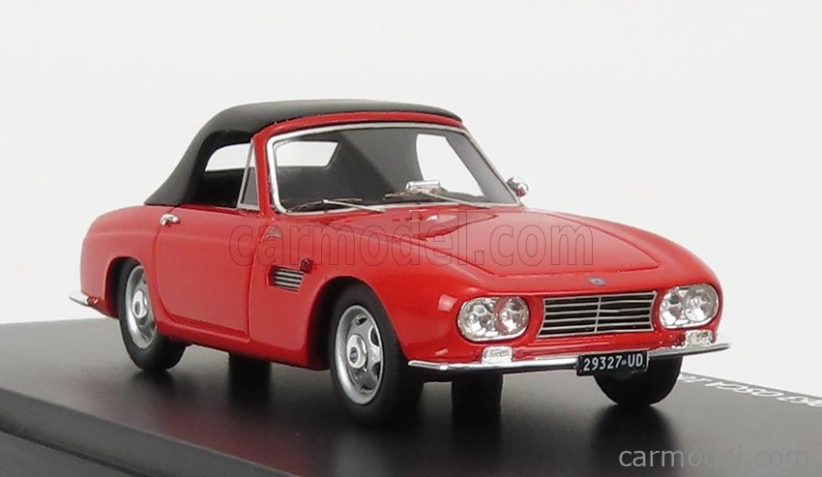 Esval model Osca 1600gt Fissore Cabriolet Closed 1963 1:43 Red