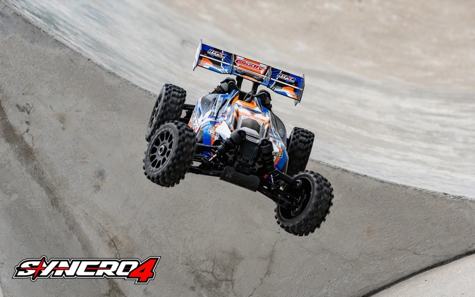 SYNCRO-4 - BUGGY 4WD 3-4S Brushless - RTR - 2026 oranžová