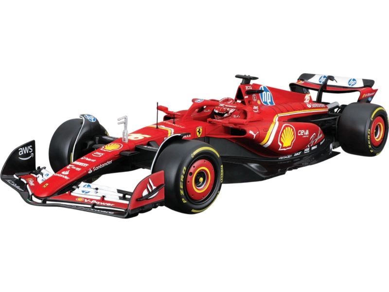Bburago Ferrari F1 Sf-24 Team Scuderia Ferrari N 16 Season 2024 Charles Leclerc 1:24 Červená Černá