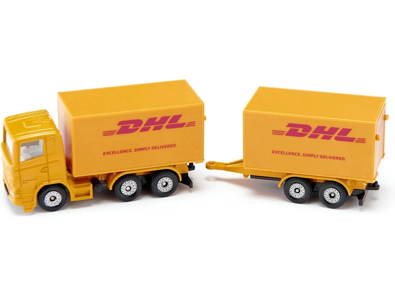 SIKU Blister - DHL kamión s prívesom