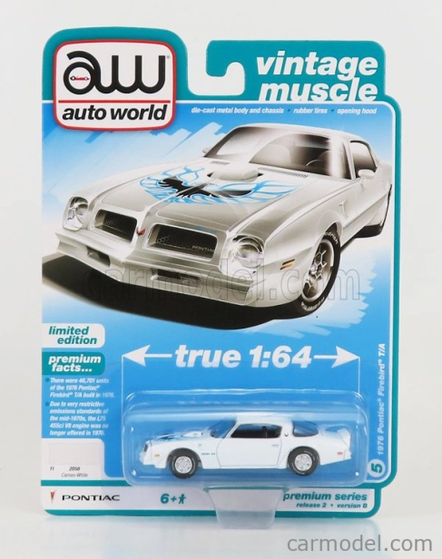 Autoworld Pontiac Set Assortment 6 Vintage Muscle Cars Pieces 1:64 Různé