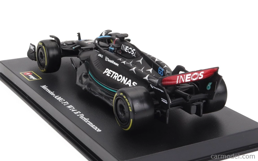 Bburago Mercedes gp F1 W14 Team Mercedes-amg Petronas F1 N 63 1:43, černá