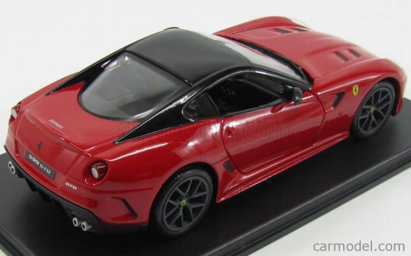Edicola Ferrari 599 Gto 2010 - Con Vetrina - S vitrínou 1:24 červená čierna