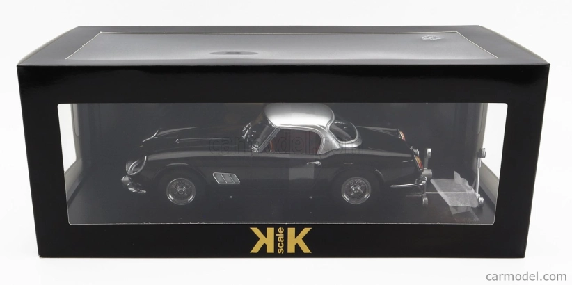Ferrari 250gt California Spider v mierke kk s pevnou strechou 1960 1:18 čierna