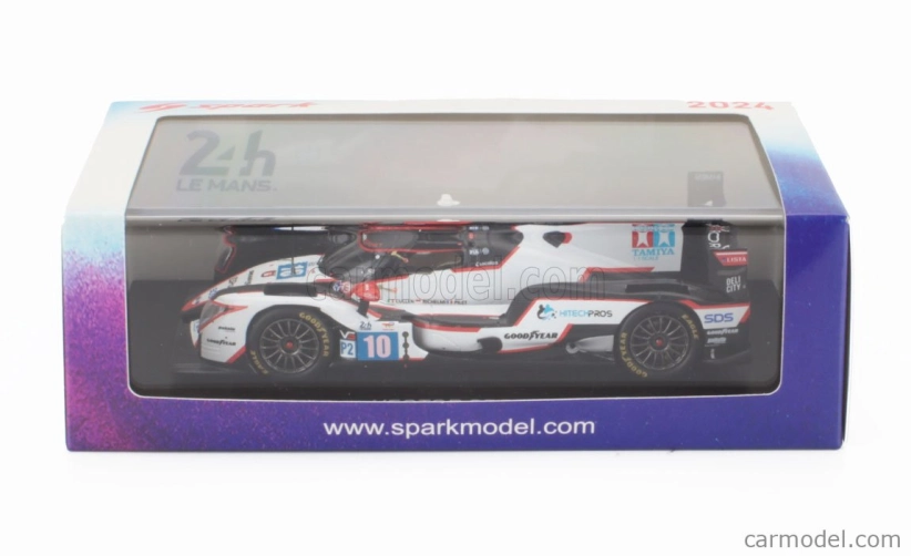 Spark-model Oreca 07 Gibson Gk428 4.2l V8 Team Vector Sport N 10 24h Le Mans 2024 Ryan Cullen - Patrick Pilet - Stephane Richelmi 1:43 Bílá Černá