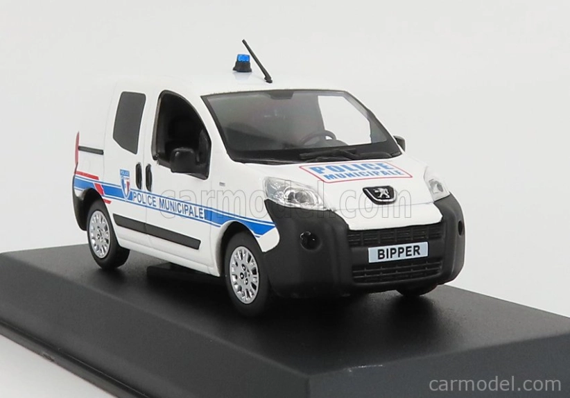 Norev Peugeot Bipper Police Municipale 2009 1:43 Biela