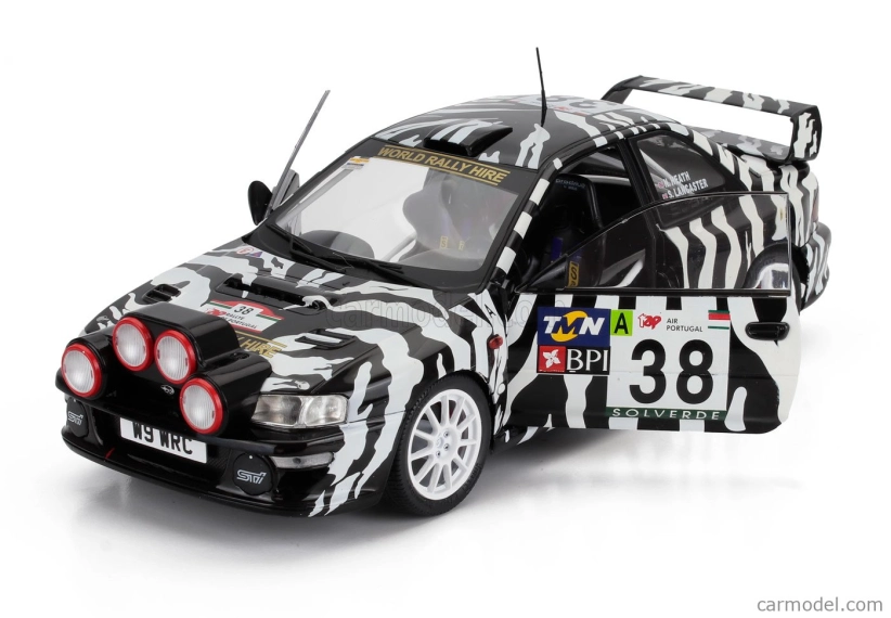 Solido Subaru Impreza S5 Wrc99 N 38 Tap Rally Of Portugal 2001 Nigel Heath - Steve Lancaster 1:18 Bílá Černá