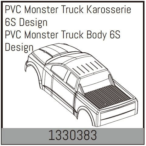 PVC Monster Truck Body 6S Design