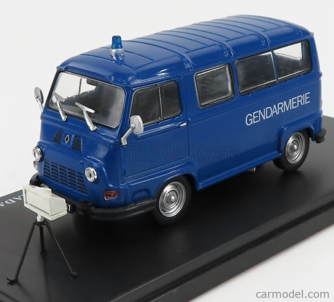 Edicola Renault Estafette 800 Minibus Žandárska polícia Radar Mobile Autovelox 1978 1:43 Modrá