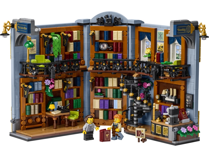 LEGO Icons – Knižná zarážka: Kníhkupectvo