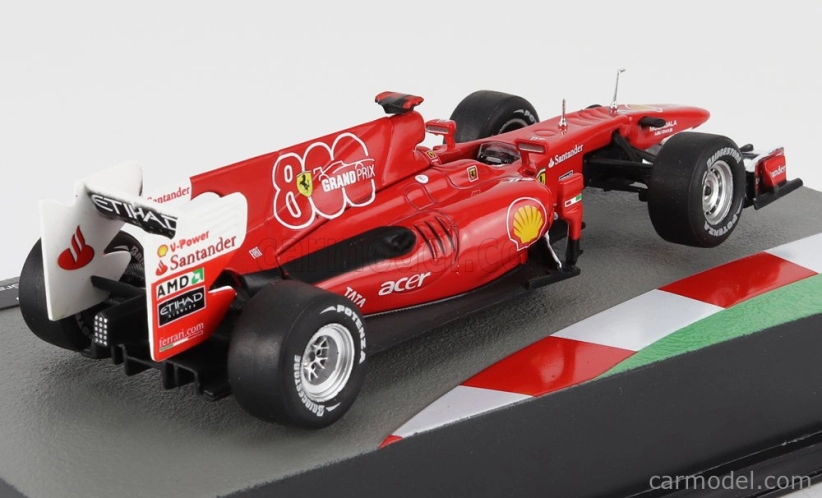 Edicola Ferrari F1 F10 N 7 Turkish Gp 2010 Felipe Massa 1:43 Červená Bílá