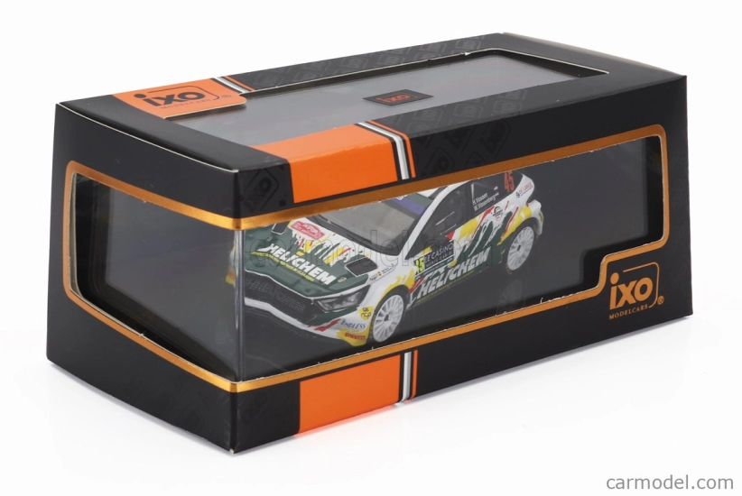 Ixo-models Hyundai I20 N Rally2 N 45 Rally Montecarlo 2024 Henk Vossen - Willem Vissenberg 1:43 Biela Zelená Žltá