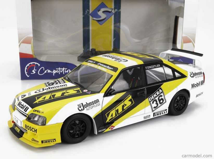 Solido Opel Omega Evo 500 Team Irmscher N 36 Sezóna Dtm 1991 F.engstler 1:18 Žltá čierna