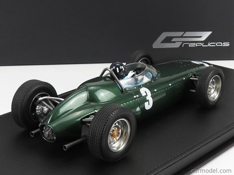 Gp-replicas BRM F1 P57 Brm Team N 3 Graham Hill 1:18, tmavě zelená