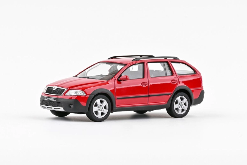 Abrex Škoda Octavia II Combi Scout (2007) 1:43 - červená Corrida