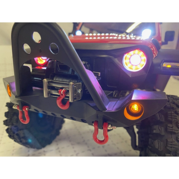 RC auto DF-4S PRO Crawler 313 mm 1:10, červená