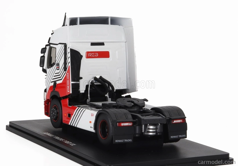 Eligor Renault T480 ťahač červený 13l 2-assi 2021 1:43 bielo-červený