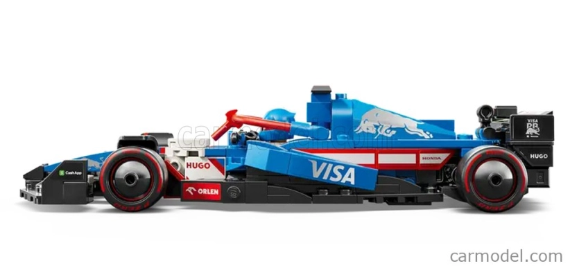 Lego Závodné býky Lego Speed Champion - F1 Vcarb-01 Team Visa Cash App Sezóna 2024 - 248 Pezzi - 248 ks modrá čierna