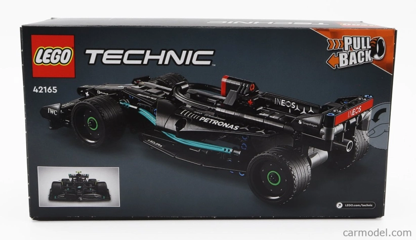 Lego Mercedes gp Lego Technic - F1 W14 Team Mercedes-amg Petronas Formula One Season 2023 Lewis Hamilton - George Russel - 240 Pezzi - 240 dielikov Matt Black
