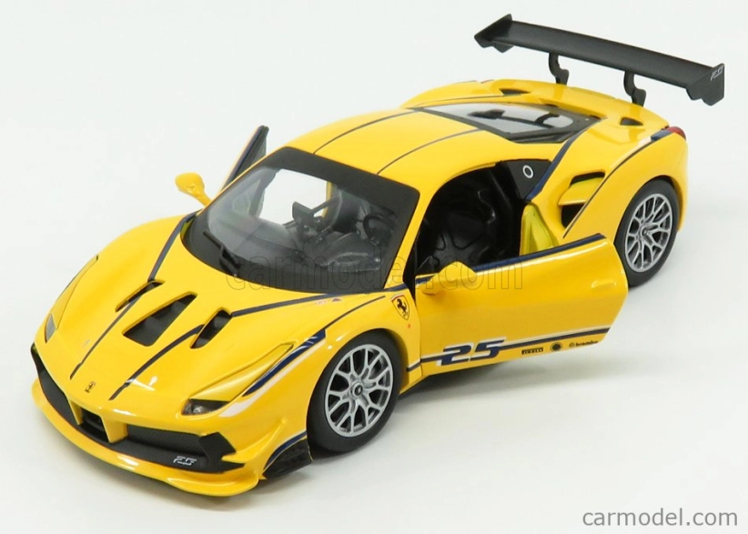 Bburago Ferrari 488 Challenge 1:24 žlutá