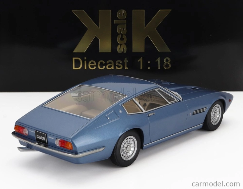 Kk-scale Maserati Ghibli Coupe 1969 1:18 Blue Met