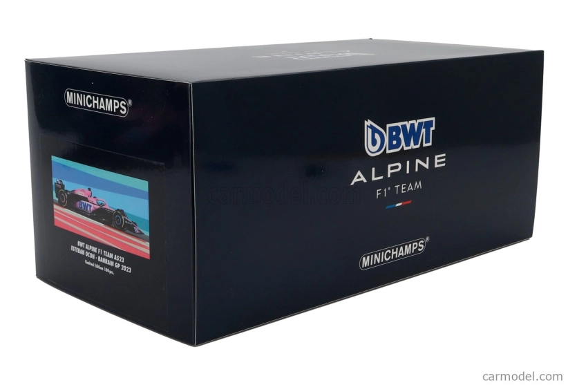 Minichamps Alpine F1 A523 Team Bwt Alpine N 31 Season 2023 Esteban Ocon 1:18 Modrá Růžová