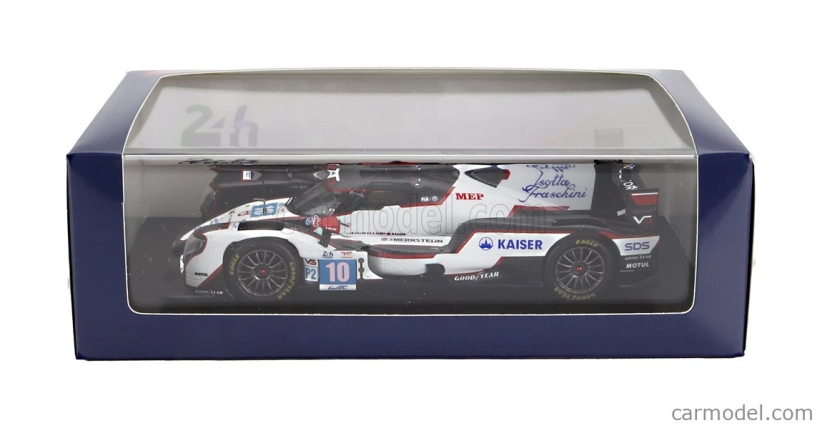 Spark-model Oreca 07 Gibson Gk428 4.2l V8 Team Vector Sport N 10 24h Le Mans 2023 G.aubry - R.cullen - M.kaiser 1:43 Biela Čierna