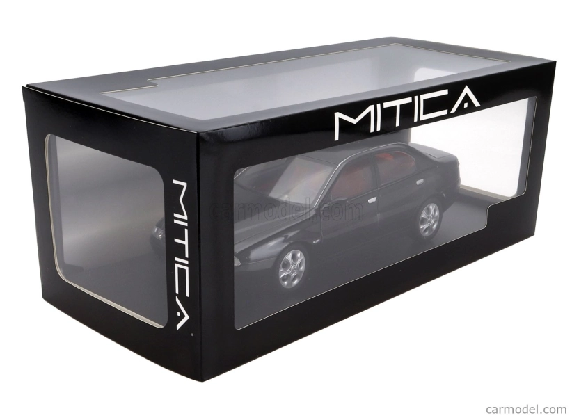 Mitica-diecast Alfa romeo 166 3.0 V6 1998 – Red Interior 1:18 Black