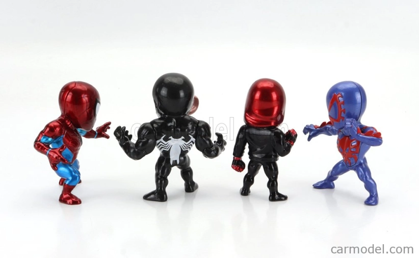 Jada Sada figúrok 4x Avengers - Spider Man - Miles Morales - Spiderman 2099 - Venom - cm. 6.0 1:32 Rôzne