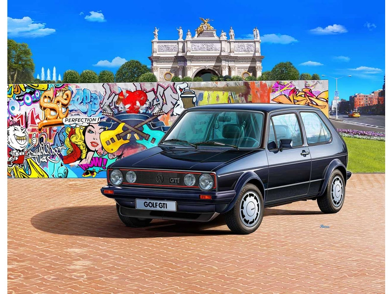 Revell darčeková sada VW Golf 1 GTi Pirelli (35. výročie) (1:24)