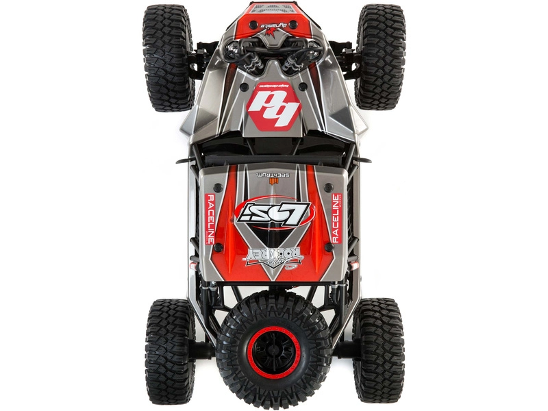 RC auto Losi Super Rock Rey V2 1:6 4WD RTR, sivé