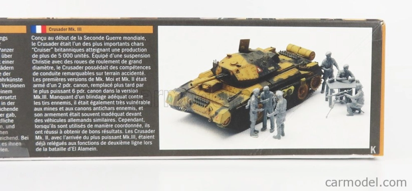 Italeri Crusader Mkiii & British Tank El Alamein With British Crew Tank Military 1942 1:35 /