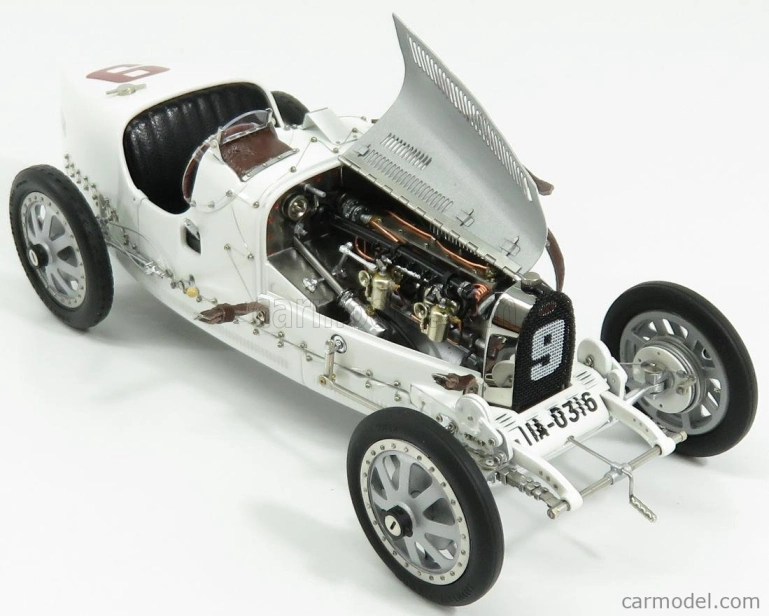 Cmc Bugatti T35 N 9 Nation Coulor Project Nemecko 1924 1:18 Biela