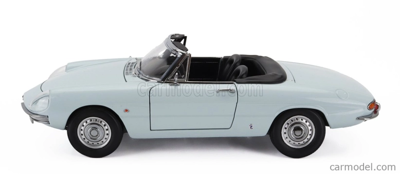 Turistické modely áut Alfa romeo Duetto Spider 1600 Coda Tonda 1966 1:18 Light Blue