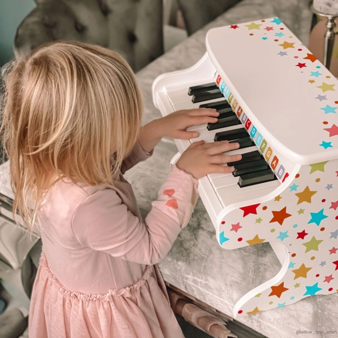 Bigjigs Toys Drevené klavírne hviezdy