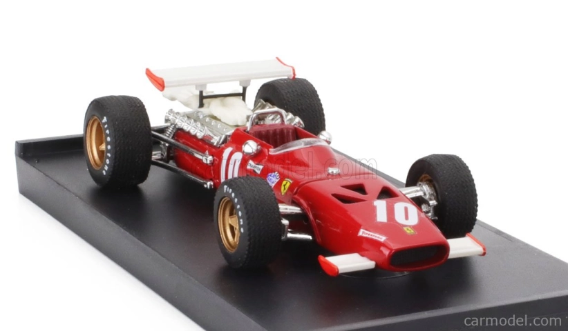 Brumm Ferrari F1 312 N 10 Italy Gp 1969 Pedro Rodriguez 1:43 červená biela