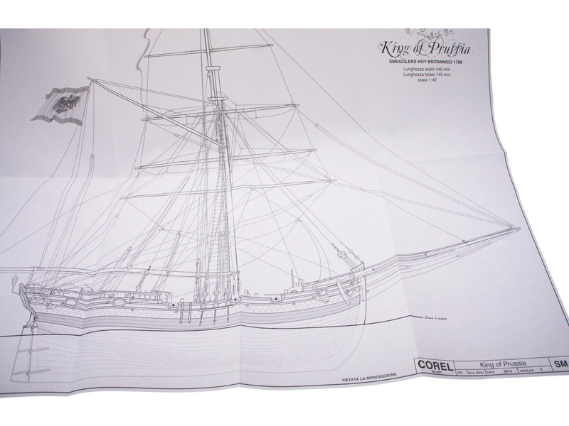COREL King of Prussia 1777 1:42 kit