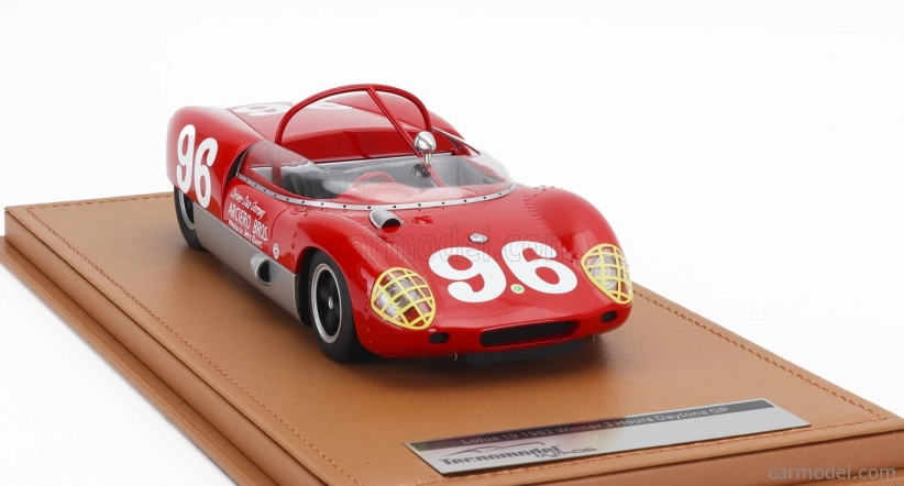 Tecnomodel Lotus 19 N 96 Winner 3h Daytona 1962 Dan Gurney 1:18 Červená strieborná