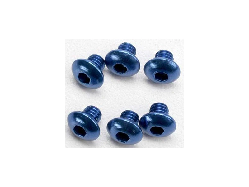Šroub imbus půlkulatá hlava hliník M4x4mm (6)