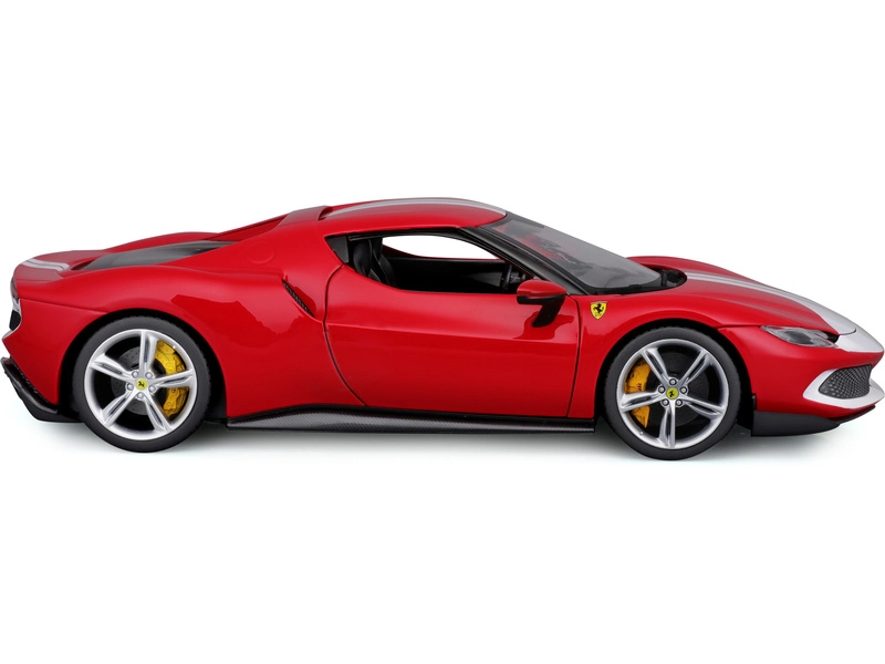 Bburago Ferrari 296 Gtb Assetto Fiorano 2022 1:18 Červená Bílá