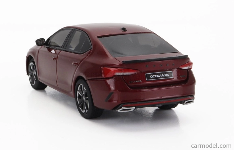Abrex Škoda Octavia Iv Rs 2020 1:43 červená met.