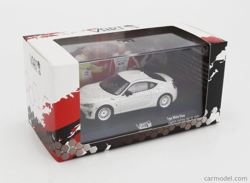 Kyosho Toyota 86 Coupe Vart 2019 1:43 Bílá